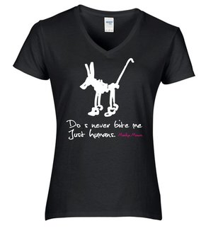 UNIVERSEEL T-SHIRT ZWART (Marilyn Monroe)